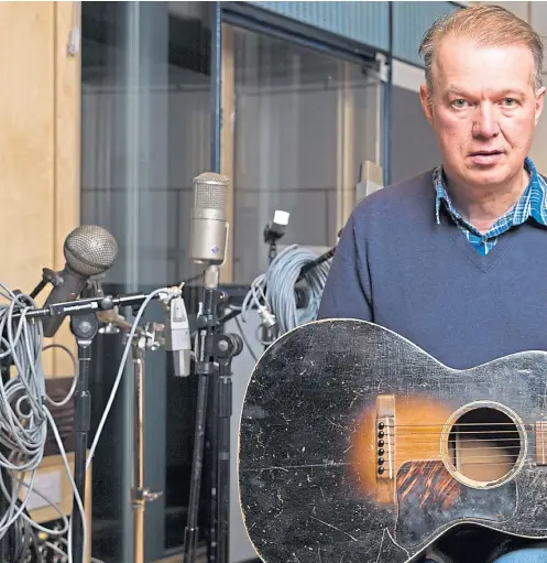  ?? Picture: John Maher. ?? Edwyn Collins will be returning to Dundee, where he lived between the ages of six and 14.