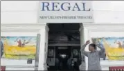  ?? SAUMYA KHANDELWAL/HT ?? Regal Cinema will shut down March 31.