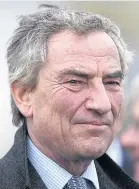  ??  ?? ■ Trainer Luca Cumani