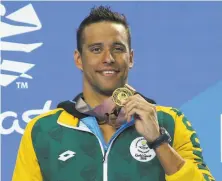  ?? Rick Rycroft / Associated Press ?? Four-time Olympic medalist Chad le Clos supports an event that has top swimmers rebelling against their governing body.