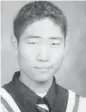  ?? THE CANADIAN PRESS ?? Aaron Yoon is shown in a 2006 yearbook photo from South Collegiate Institute in London, Ont.