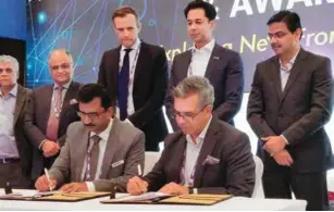  ??  ?? The signing of MoU by ACMA with the Centre for Developmen­t of Advanced Computing (CDAC) & SAEINDIA.