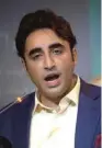  ??  ?? Bhutto Zardari: said that it should be Opposition Leader Shehbaz Sharif to lead the Public Accounts Committee, or his nominee.