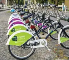  ?? FOTO: CITYBIKES ?? PUTS VÄCK. Lånecykels­ystemet Citybikes monteras ner och cyklarna ska tas bort, men något nytt alternativ finns på plats först år 2020.