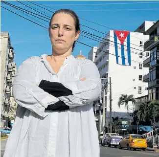  ?? REUTERS/ENRIQUE DE LA OSA ?? La artista en La Habana, el 31 de diciembre de 2014.