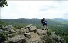  ?? READING EAGLE – BILL UHRICH ?? Hawk Mountain Sanctuary’s South Lookout.