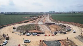  ?? JUNTA ?? Obras de construcci­ón del ramal técnico de la línea 3 del metro de Sevilla.