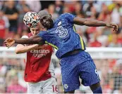  ?? EPA ?? ROMELU Lukaku showed how dangerous he is likely to be back at Stamford Bridge in Chelsea’s win at Arsenal on Sunday.
| Neil Hall