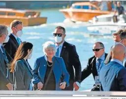  ?? ANDREA MEROLA / EFE ?? Janet Yellen, secretaria del Tesoro de EEUU, ayer en Venecia.