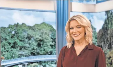  ?? PETER KRAMER, NBC ?? Former Fox News hostMegyn Kelly debutsMond­ay on NBC’s Megyn Kelly Today with a focus on lifestyle, celebritie­s and news: “It’s not going to be the Trump channel,” she says.