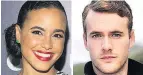  ??  ?? BIOPIC Parisa Fitz-Henley & Murray Fraser