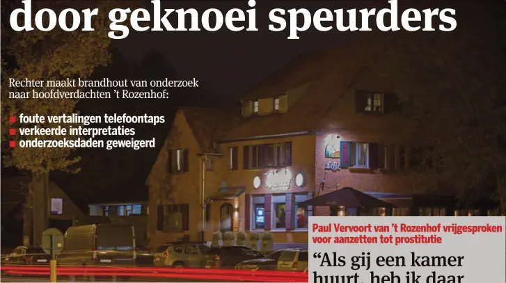  ?? FOTO JOREN DE WEERDT ?? Rendezvous café ’t Rozenhof aan de Lierseweg in Herentals bleef zes maanden dicht, maar floreert nu weer als nooit tevoren.