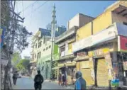  ?? HT PHOTO ?? The mosque in Alipur where some youth allegedly entered with flags on Republic Day.