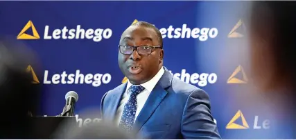  ??  ?? Letshego CEO, Andrew Okai