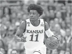  ?? JAY BIGGERSTAF­F/USA TODAY SPORTS ?? Kansas small forward Josh Jackson could see his draft stock drop after an off-court incident in which he was charged with a misdemeano­r count of criminal property damage.