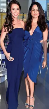  ??  ?? Chief bridesmaid? Miss Markle with best friend Jessica Mulroney