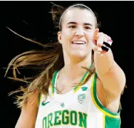  ??  ?? Oregon’s Sabrina Ionescu earned a spot on The Associated Press All-american team for the third time on Thursday. (Photo by John Locher, AP)