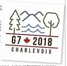  ?? PHOTO COURTOISIE ?? Le logo rend hommage au paysage de Charlevoix.