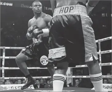  ?? JOHN KENNEY/ THE GAZETTE ?? Jean Pascal, left, hasn’t fought since his match against Bernard Hopkins at the Bell Centre in May 2011.