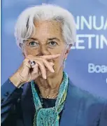  ?? Barcel nMilMlc h eae ?? Christine Lagarde