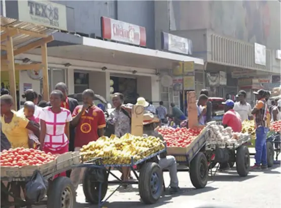  ?? ?? Zimbabwe’s informal sector bears a mark of economic resilience.