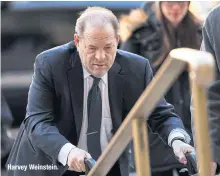  ??  ?? Harvey Weinstein.