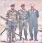  ??  ?? Col (retd) SPS Kaushik (right), recalled the Army Aviation’s achievemen­ts in the Kargil War.