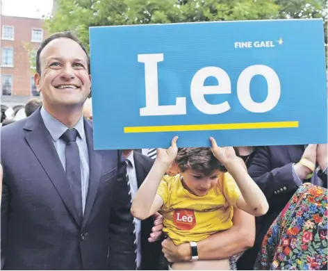  ?? FOTO: REUTERS ?? ►► Leo Varadkar luego de ganar las elecciones de su partido, el Fine Gael, ayer en Dublín, Irlanda.