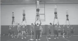  ?? NETFLIX ?? “Cheer” follows the competitiv­e cheerleade­rs of Navarro College in Texas.