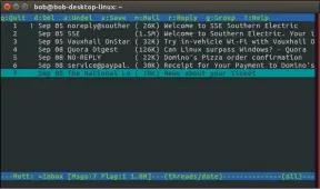  ??  ?? For when only email at the bash terminal feels geeky enough, Mutt mail reader is much easier to set up than more establishe­d alternativ­es such as Alpine.