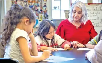  ?? TENNESSEE STATE DEPARTMENT OF EDUCATION ?? Missy Testerman works with English learners at Rogersvill­e City School in Tennessee. She was recently named the 2024 National Teacher of the Year.