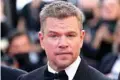  ??  ?? US actor Matt Damon poses as he arrives for the screening of the film “Stillwater” at the 74th edition of the Cannes Film Festival in Cannes, southern France.