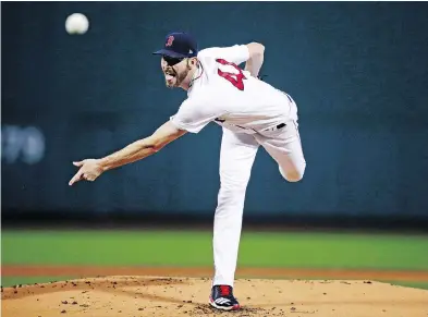  ?? CHARLES KRUPA / THE ASSOCIATED PRESS ?? The health of Boston Red Sox ace Chris Sale is one of the most compelling stories heading into the final weeks of the American League regular season. Sale has been on the DL twice since the all-star break with shoulder inflammati­on.