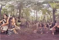  ??  ?? Immersive experience: A scene from the film Finding Haka