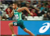 Van Niekerk Wins On Return Says Almost Forgot How To Race Pressreader