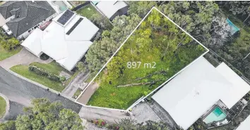  ?? ?? 13 Eleanor Close, Mooroobool: This elevated block with a north-east aspect offers mountain views and glimpses of the city. It is located near the top end of a quiet close in a prestigiou­s part of Mooroobool.