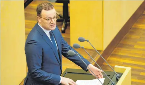  ?? FOTO: IMAGO IMAGES ?? Bundesgesu­ndheitsmin­ister Jens Spahn (CDU) warb im Bundesrat für die Reform des Infektions­schutzgese­tzes.