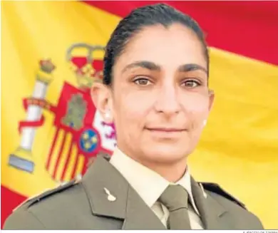  ?? EJÉRCITO DE TIERRA ?? La sargento de artillería Débora Grau Serra.