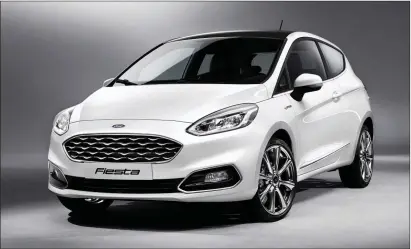  ?? Ford is claiming the new Fiesta is the world’s most technologi­cally advanced small motor. ??