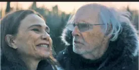  ??  ?? Painter Claire (Lena Olin) plays caretaker to her husband, Richard (Bruce Dern), a gifted artist suffering from dementia, in “The Artist’s Wife.”