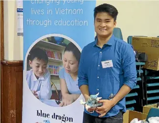  ??  ?? Chinh Van Do, a former Blue Dragon Children’s Education Centre student, came to New Zealand on a scholarshi­p in 2009.