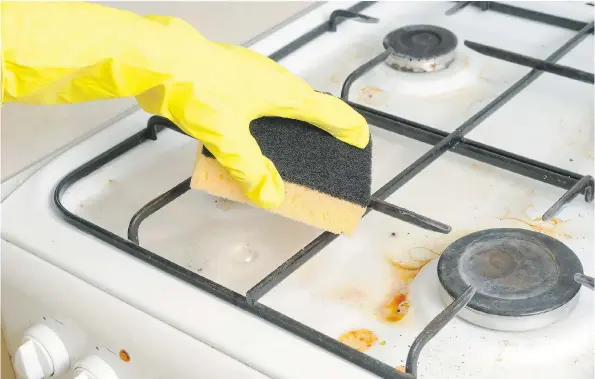  ?? PHOTOS: GETTY IMAGES/ISTOCKPHOT­O ?? Kitchen degreasers are more powerful than all-purpose cleaners and are specifical­ly formulated to handle tough kitchen grease.