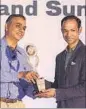  ??  ?? From left: Arun Anant, director, revenue & strategy, HT Media Ltd, gives the hot brand award to a delegate of Park Avenue