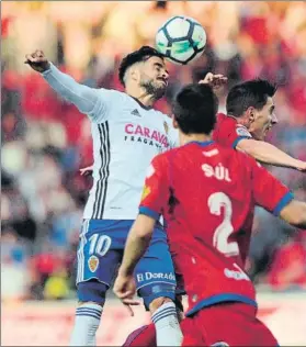  ?? EFE ?? Zaragoza y Numancia disputan un duelo que será mucho más que un derbi del Moncayo más