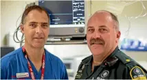  ?? PHOTO: FAIRFAX NZ ?? Dr David Richards, left, and St John paramedic James Watkins are to be awarded a New Zealand Bravery Medal for their efforts during the 2011 Christchur­ch earthquake.