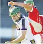  ??  ?? BUSY DAY Wexford’s Jack Cushe has plenty to do