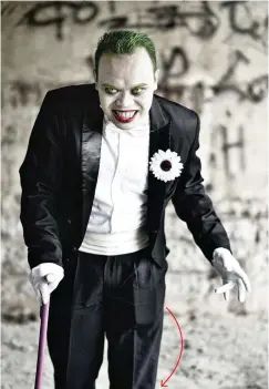  ?? Photo: Sam Gabuya ?? Josh Andrino as "The Joker"