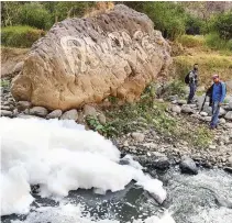  ?? CORTESÍA: FB COALICIÓN AMBIENTAL Y CULTURAL ?? Monitoreos en la ribera del río Cuautla