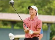  ?? Jerry Baker ?? The Woodlands junior Jacob Slay and the Highlander­s will compete at the UIL Class 6A State Golf Tournament again this year.