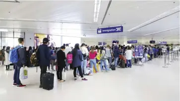  ?? ?? Bureau of Immigratio­n data showed a total of 1,186,135 Americans and 271,955 Canadians arrived in the country in 2023, many of which are former Filipinos and their families who spent their holidays in the Philippine­s.